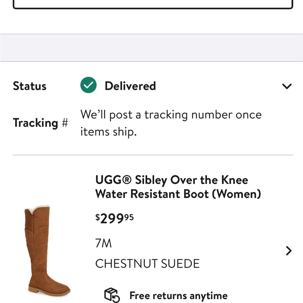 UGG Sibley Water Resistant Over the Knee Boots